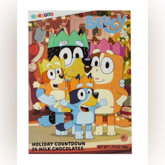 Bluey and Bingo Countdown to the Holidays Advent Calendar - Picture 1 of 3